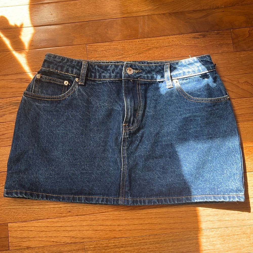 Vintage Y2K Edikted Mini Denim Skirt
